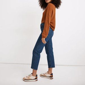 Madewell Tall Perfect Vintage Straight Crop Jean in Edendale Wash - NWT